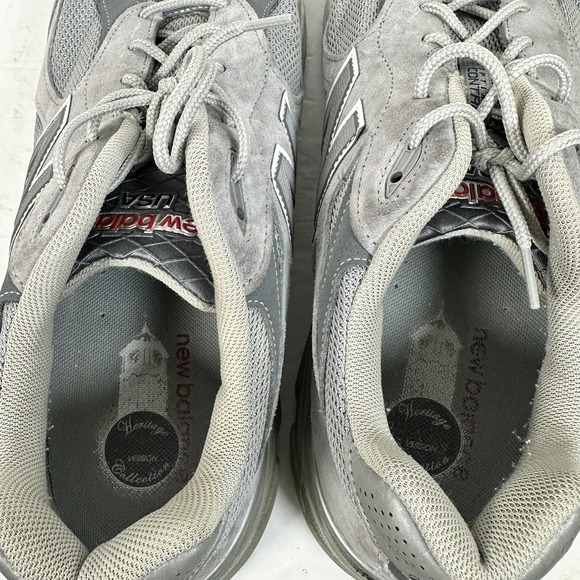 New Balance 990 V3 Gray Running Shoes Men\'s Made IN USA  M990GL3 Size 14 D main image 10